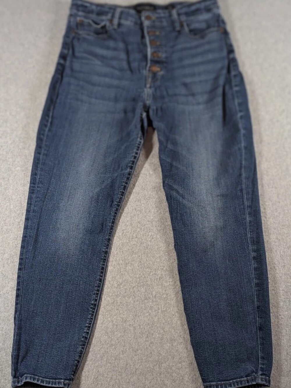 Lucky Brand Jeans Women's Size 10/30 Blue Bridgette Skinny Button Fly Ankle
